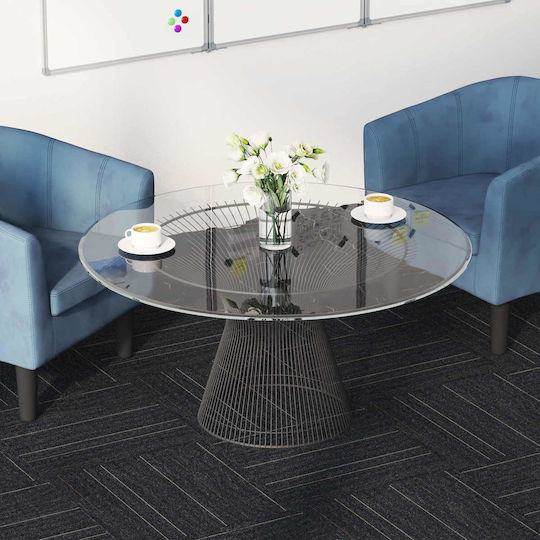 vidaXL Set Plastikböden mit 20 Fliesen M50xP50cm Grau