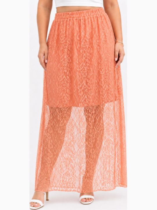 Maxi Skirt Salmon SH-17594-26SK-Salmon