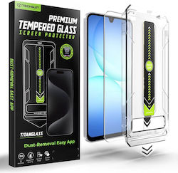 Techsuit Συμβατό Ξεκλείδωμα Δακτυλικό Αποτύπωμα Titanglass Crystalhd Samsung Galaxy A16 4g A16 5g A17 4g A17 5g Διαφανές Techsuit Συμβατό Ξεκλείδωμα Δακτυλικό Αποτύπωμα Titanglass Crystalhd Samsung Galaxy A16 4g A16 5g A17 4g A17 5g Διαφανές