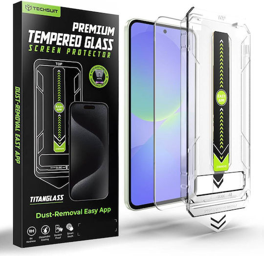 Techsuit Kompatibles Fingerabdruck-Entsperrung Titanglass Crystalhd Samsung Galaxy A36 5G A37 5G Transparente