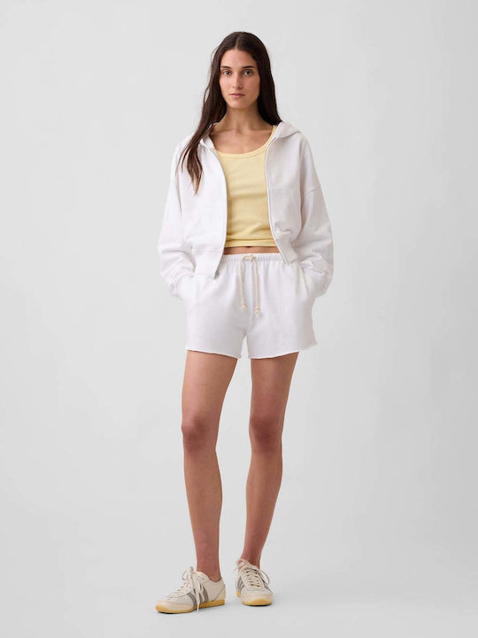 GAP Women's Terry Shorts Fresh White