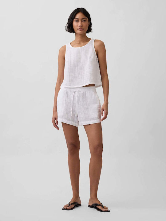 GAP Γυναικείο Σορτς Fresh White