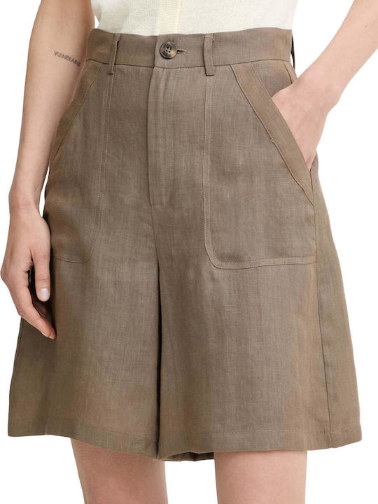 Marella Damen Bermudas Leinen Braune