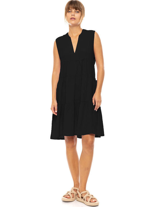 Pink Label Women's Beachwear Caftan Black