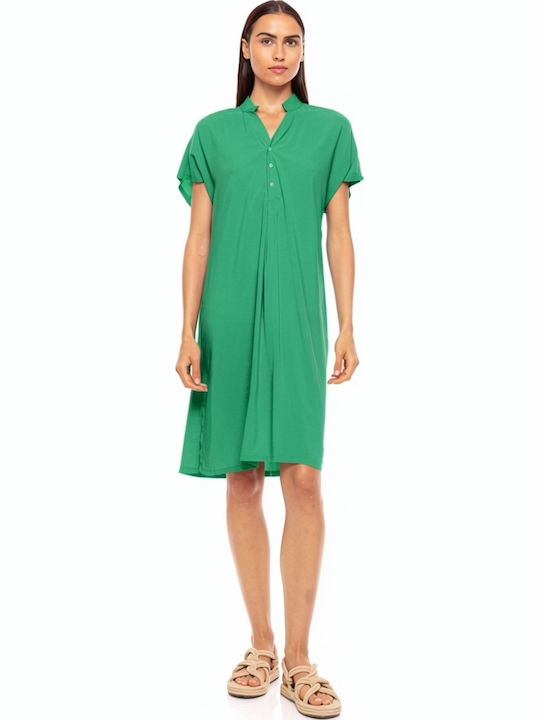 Pink Label Γυναικείο Φόρεμα Παραλίας Sea Green