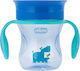 Chicco Plastic Baby Bottle Perfect Anti-colic with Silicone Teat Blue