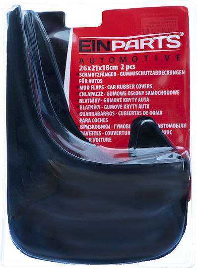 Einparts Universal Car Mudguards Set 2 Black Fenders