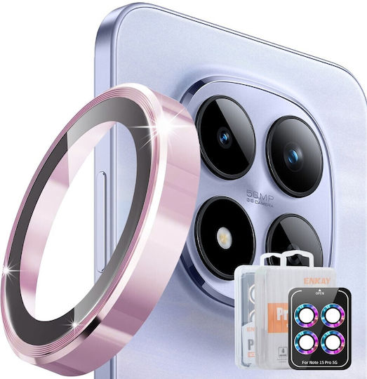 Xiaomi Redmi Note 15 Pro Plus 5g/poco M8 Pro 5g Enkay Κρίκοι Προστασίας Κάμερα Lens Protector Rings Pink