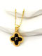 Bizou-Shop Necklace Monogram F From Gold Plated Steel