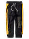 Kids Sweatpants Black-Yellow
