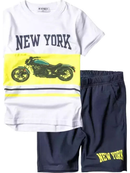 Kinder Sweatpants Set Weiß