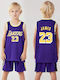 King Παιδικό Σετ Μπάσκετ James Los Angeles Lakers ‘’23’’