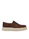 Suede Men's Loafers in Brown Colour