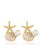 Callajewels Stud Earrings Gold Plated Steel Earrings