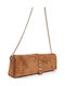Leather Women's Shoulder Bag Brown