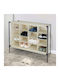 Stoff Schuhorganisator 84x36x65cm