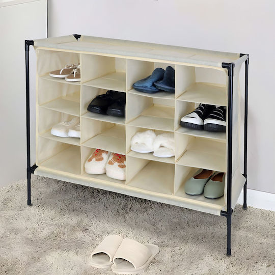 Stoff Schuhorganisator 84x36x65cm