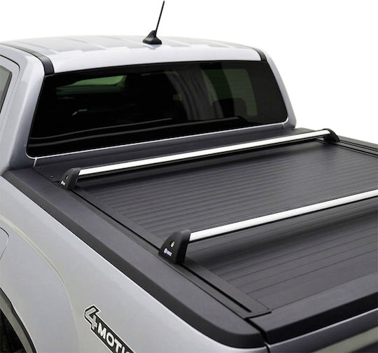 Turtle Trailmount Silver Car Roof Bars Compatible with Volkswagen Amarok Nf 4D T-slot Roller