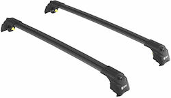 Turtle Dachträger Air2 Schwarze Kompatibel mit Kia Niro Ex Sg2 Geschlossene Dachreling Turtle Dachträger Air2 Schwarze Kompatibel mit Kia Niro Ex Sg2 Geschlossene Dachreling
