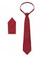 Set Kids' Tie Boys Handkerchief Brixton Red