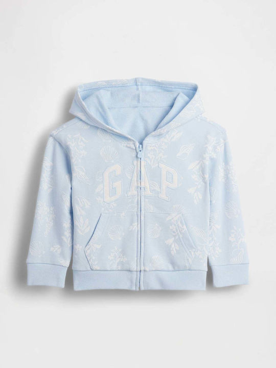 Kids Sweatshirt With Hood and Pockets Essential Blue