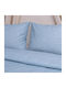 Viopros Single Bed Sheet 165x270cm Blue