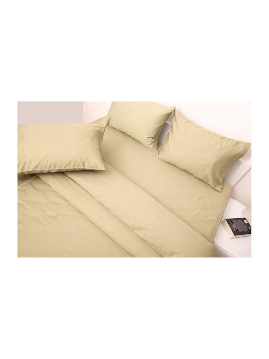 Anna Riska Bed Sheet King Size 280x275cm Beige