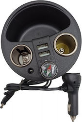 Andowl Andowl Auto Ladegerät 2.1A Mit Anschlüssen: 2xUSB 2xLeichter Andowl Andowl Auto Ladegerät 2.1A Mit Anschlüssen: 2xUSB 2xLeichter