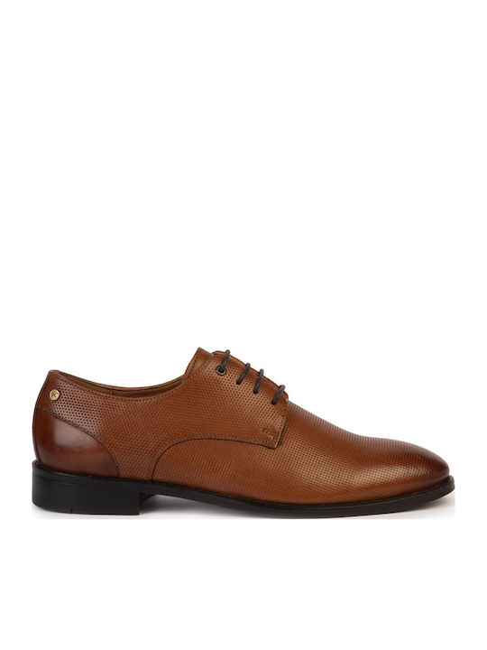 Giacomo Carlo Leather Men's Dress Shoes Tabac B...