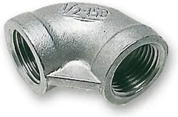 90 Degree 1 Inch Female Female Inox
