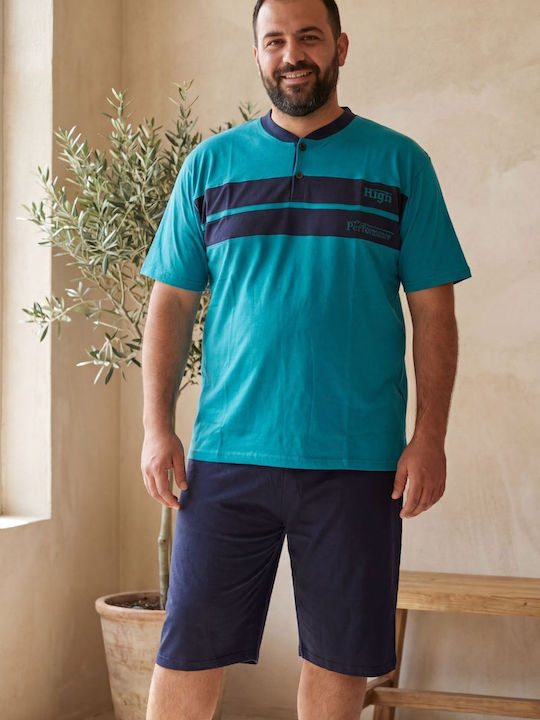 Rimoli Plus Size Summer Men's Pyjamas Veraman