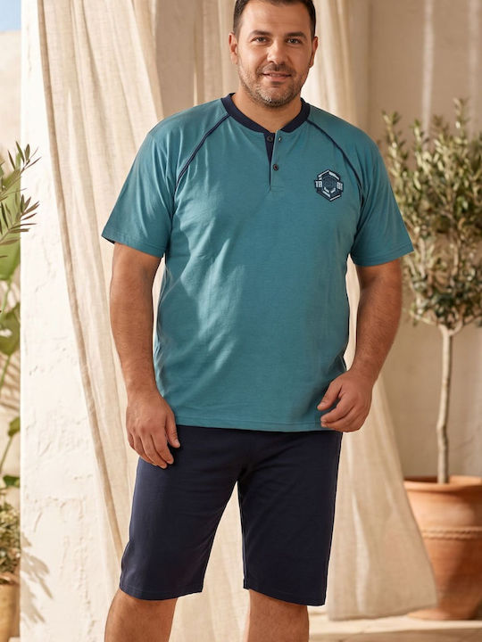 Rimoli Plus Size Καλοκαιρινή Ανδρική Πιτζάμα Βεραμαν