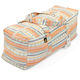 Bodhi Yoga Kit Mat Bag Ethno Yoga Mat Carry Bag Cotton Apricot Light Blue Dimensions 63cm X 20cm X 23cm