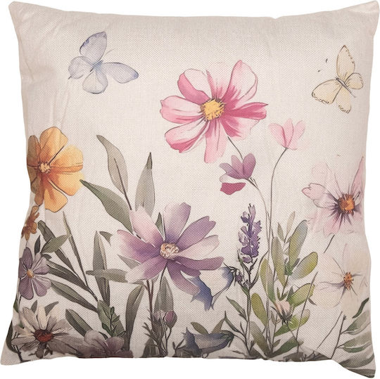 Viopros Printed Sofa Cushion 45x45cm
