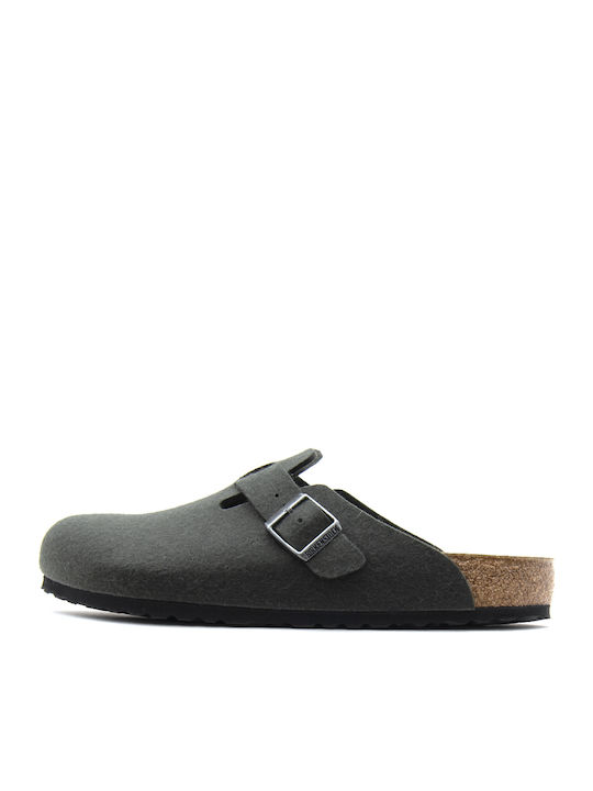 Birkenstock Flache Sandalen Für Damen Khakifarbe