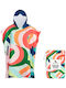 Dock & Bay Quickdry Beach Poncho From Multicolour Microfibers