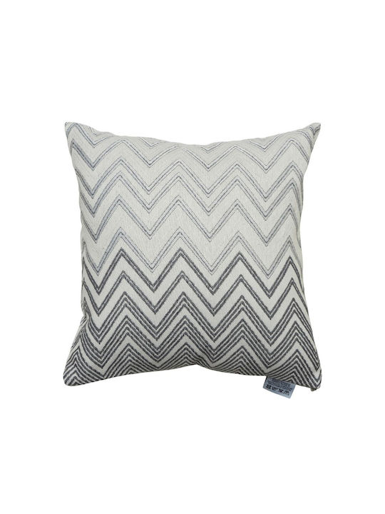 Anna Riska Μαξιλάρι Καναπέ Dark Grey 42x42εκ.