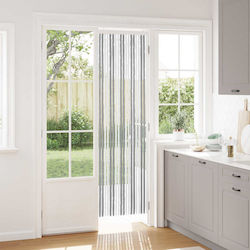 vidaXL Cortină pentru Ușă Gri 56x200cm 42034454