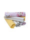 Viopros Set Baby Sheets Cradle Cotton Multicolour 80x100cm