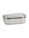 Excellent Houseware Δοχείο Φαγητού Inox Ασημί 18x13cm