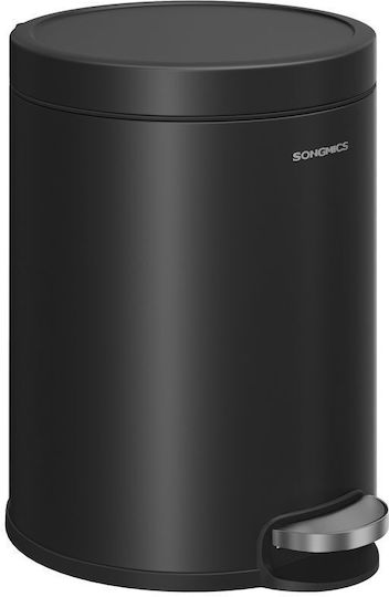 Songmics Coș De Baie Inox Soft Close 6l Negru