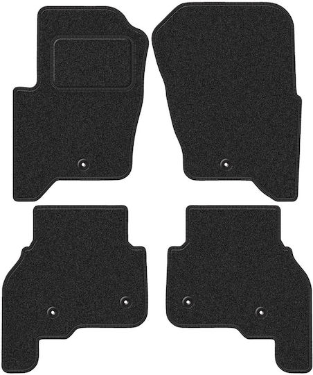 Velour Car Mats Land Rover Discovery Iv Suv 2009-2016 Anthracite