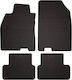 Rubber Car Mats Renault Fluence Sedan 2009-2016 Black Fitted