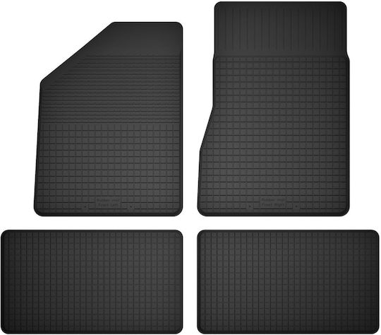 Car Rubber Mats Set 4 Pcs Universal Renault Espace Iv 7 Seats 2002-2012