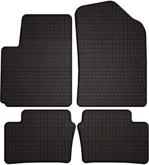 Gummi Auto Fußmatten Kia Picanto II Je Hatchback 2011-2017 Schwarz Passgenau