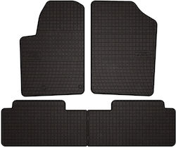 Rubber Car Mats Peugeot Partner I Kombivan Tepee 1997-2010 Black Fitted