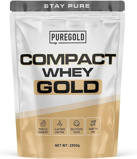 Pure Gold Protein Compact Whey Gold Whey Protein with Dubai White Chocolate Flavor 2.3kg
