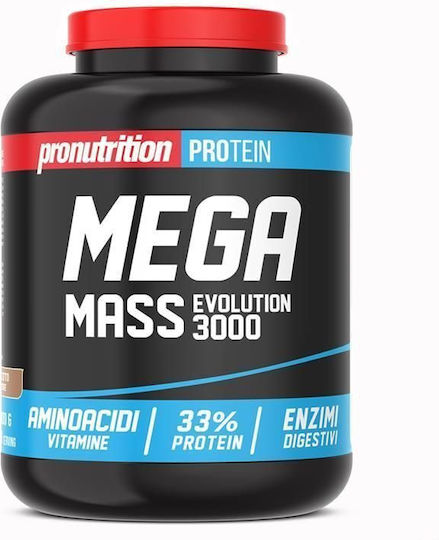 ProNutrition Mega Mass Evolution 3000 Proteine din Zer cu Creatină și Aromă de Cacao 2kg