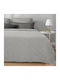 Blanc de Blanc Single Coverlet Gray 160x220cm