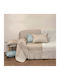 Anna Riska 1575 Sesselüberwurf Jacquard 180x150cm Beige